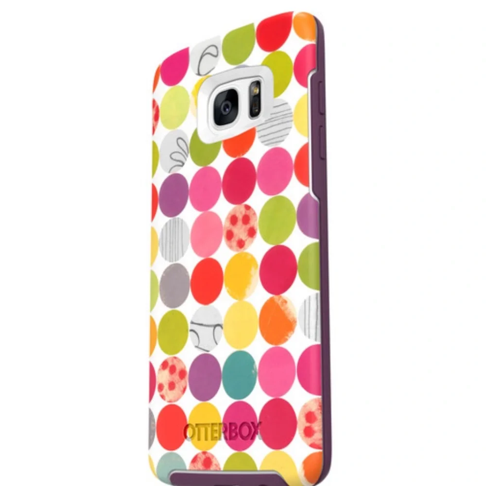 NEW! OTTERBOX Symmetry Series Case Galaxy S7 Edge Gumballs Single-Piece